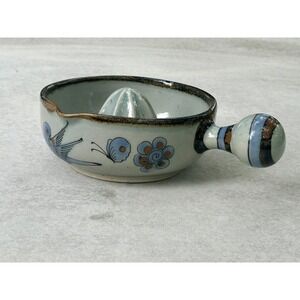 Tonala Mexican El Palomar Citrus‎ Juicer w/ Blue Birds Butterflies